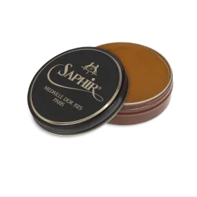 03 Light Brown - Saphir Medaille D'or Pate-De-Luxe Beeswax Shoe Polish 100ml