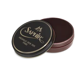 09 Mahogany - Saphir Medaille D'or Pate-De-Luxe Beeswax Shoe Polish 100ml