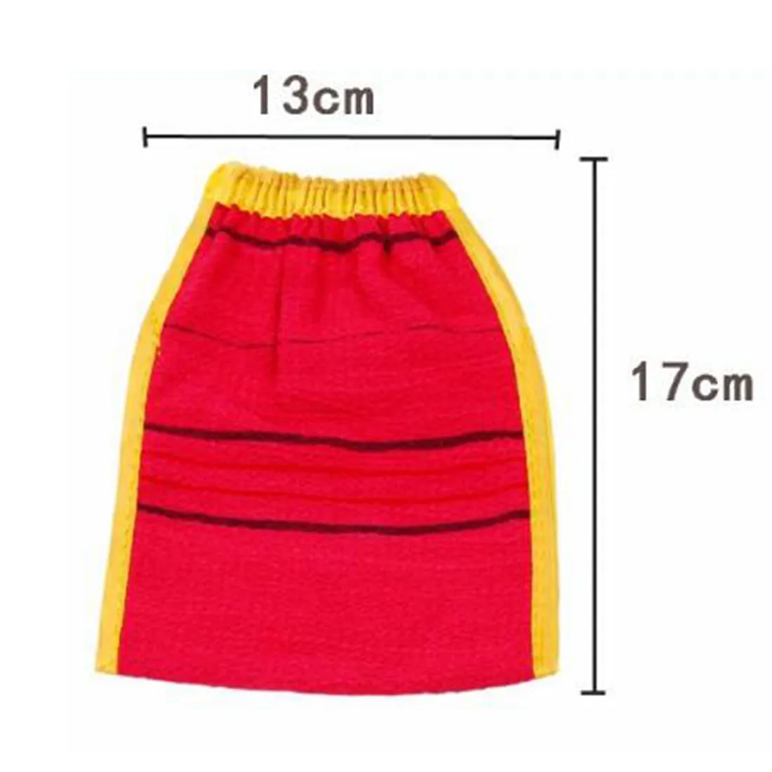 1 PC Random Color Shower Spa Exfoliator Two-sided Bath Glove Body Cleaning Scrub Dead Skin Removal