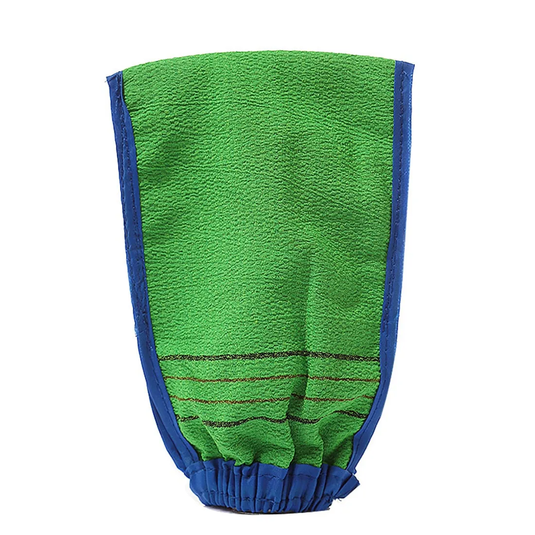 1 PC Random Color Shower Spa Exfoliator Two-sided Bath Glove Body Cleaning Scrub Dead Skin Removal