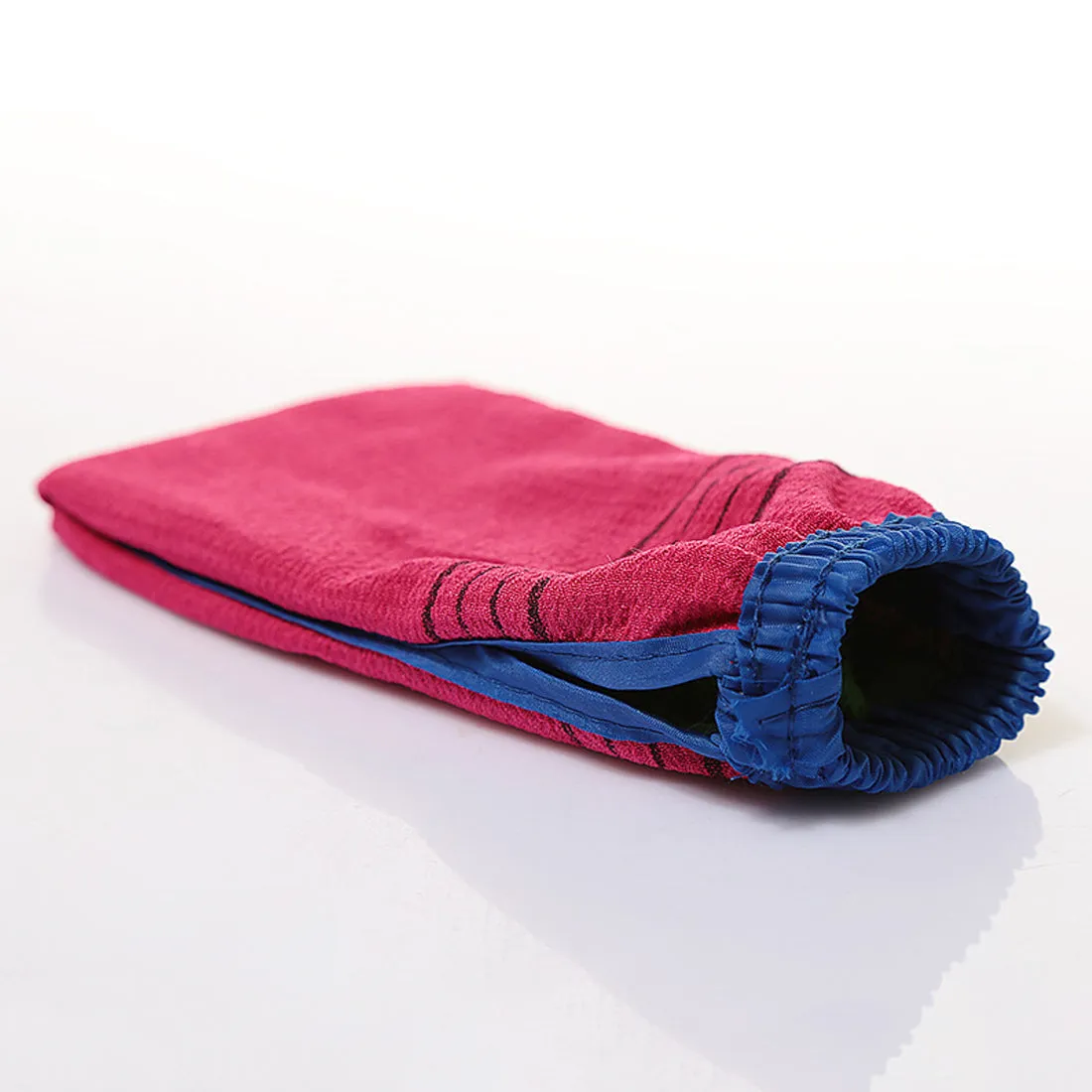 1 PC Random Color Shower Spa Exfoliator Two-sided Bath Glove Body Cleaning Scrub Dead Skin Removal