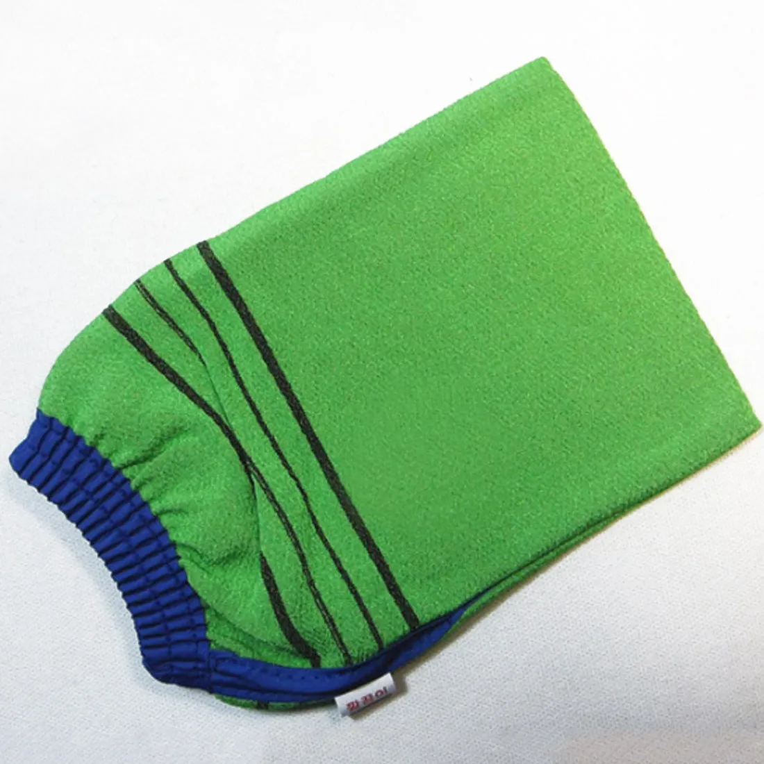 1 PC Random Color Shower Spa Exfoliator Two-sided Bath Glove Body Cleaning Scrub Dead Skin Removal