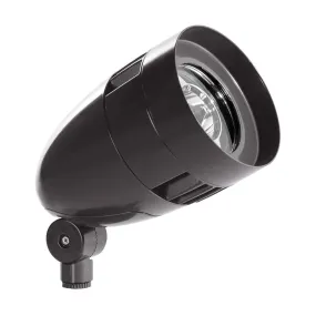 13W LED Landscape Flood Light 120-277V 3000K Bronze