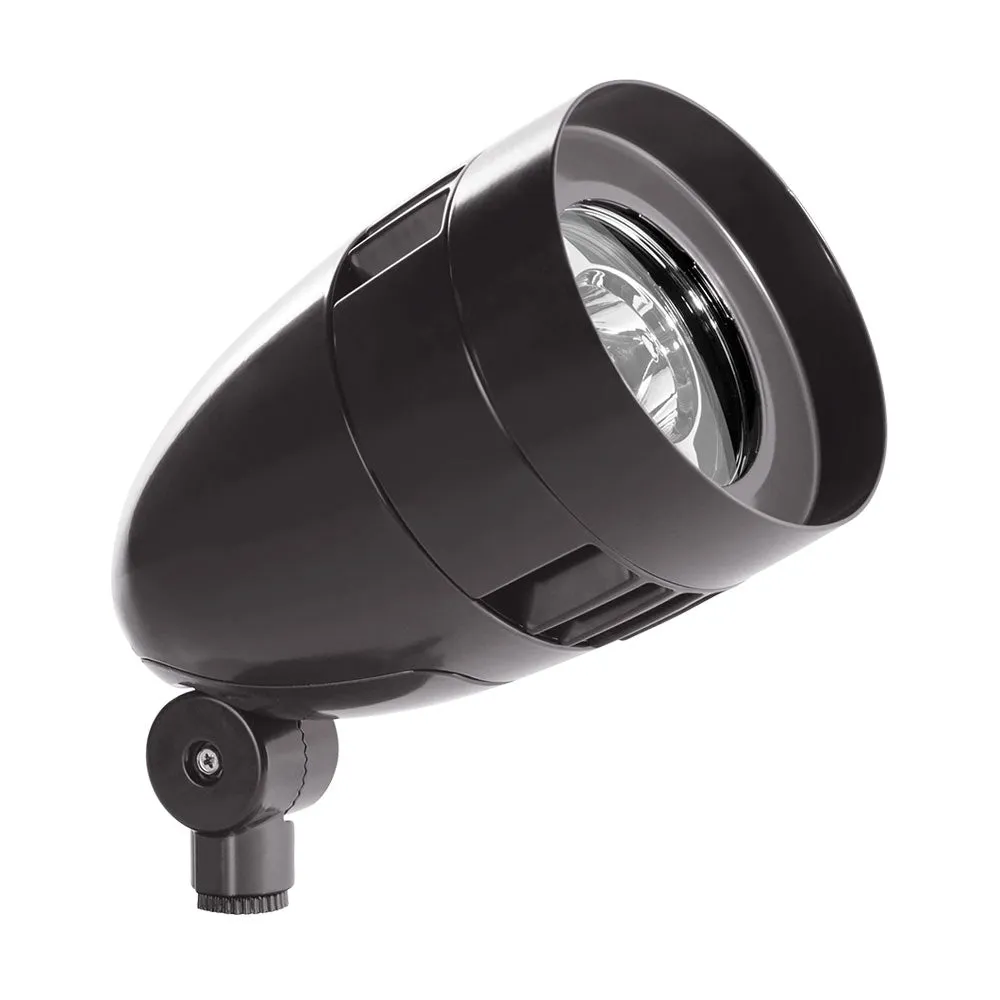 13W LED Landscape Flood Light 120-277V 3000K Bronze