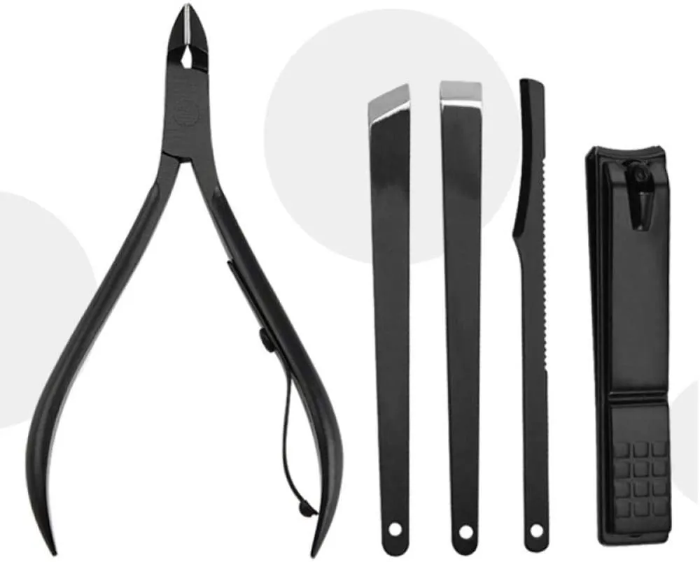 16 PCs Nail Clipper/Manicure & Pedicure Kit-GREY