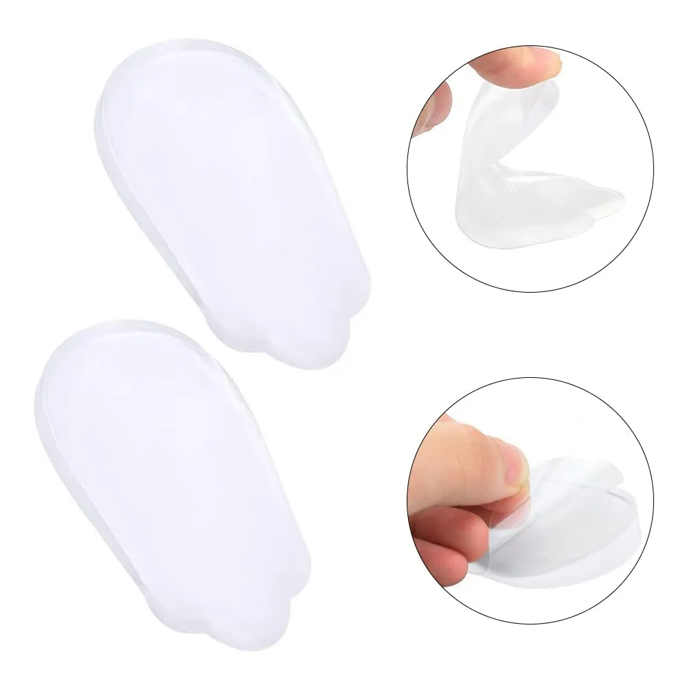 2 Pairs Gel Heel Pads Arch Support Insoles Shoe Insoles Comfortable Orthotic Insoles for Men Women to Correct Over Pronation or Over Supination
