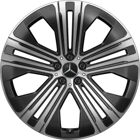 22" Mercedes-Benz EQS V297 5 Double Spoke OE Wheels