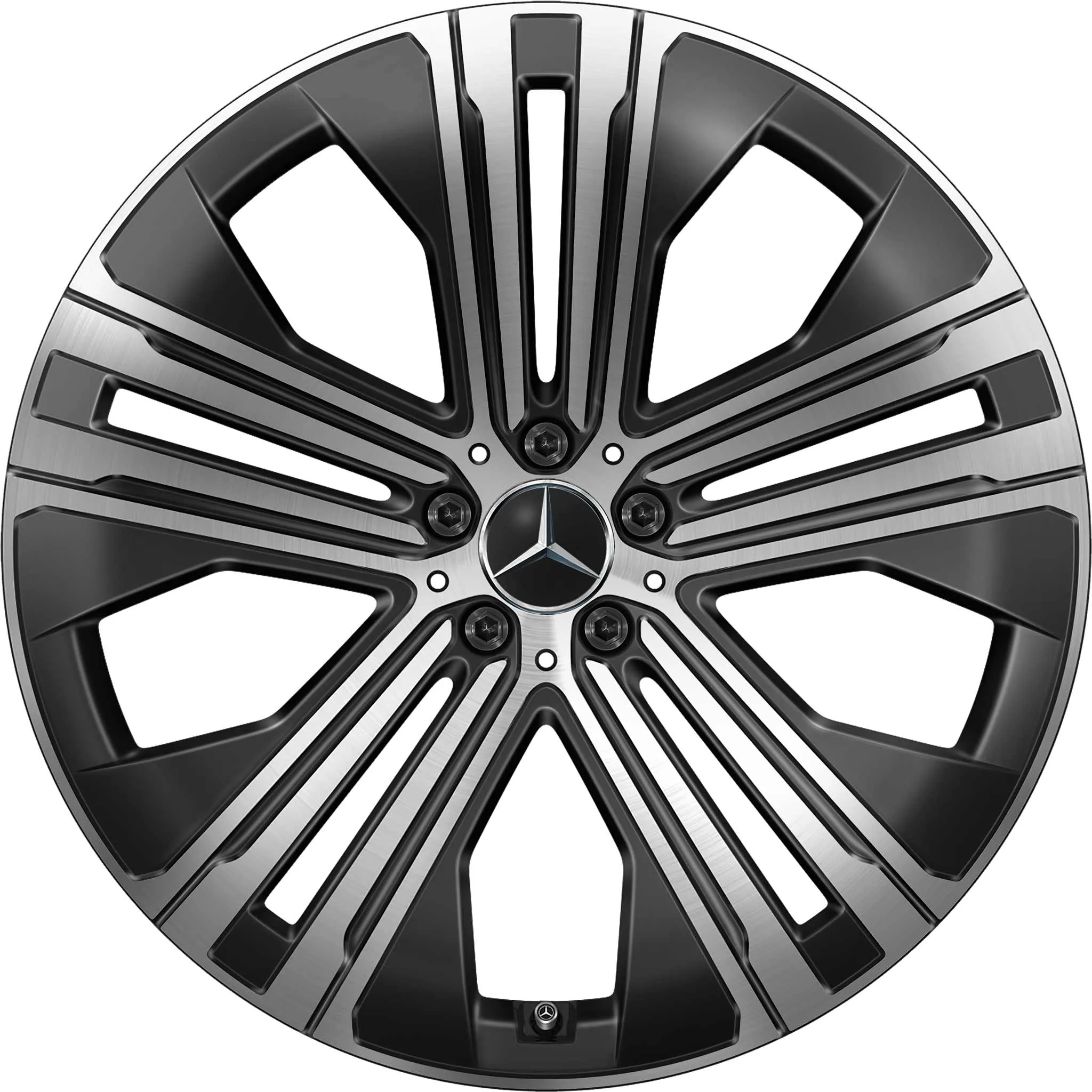22" Mercedes-Benz EQS V297 5 Double Spoke OE Wheels