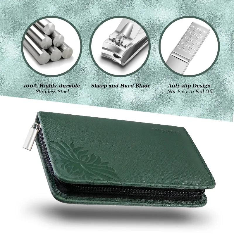 30-Piece Manicure Set Professional Kit with Case