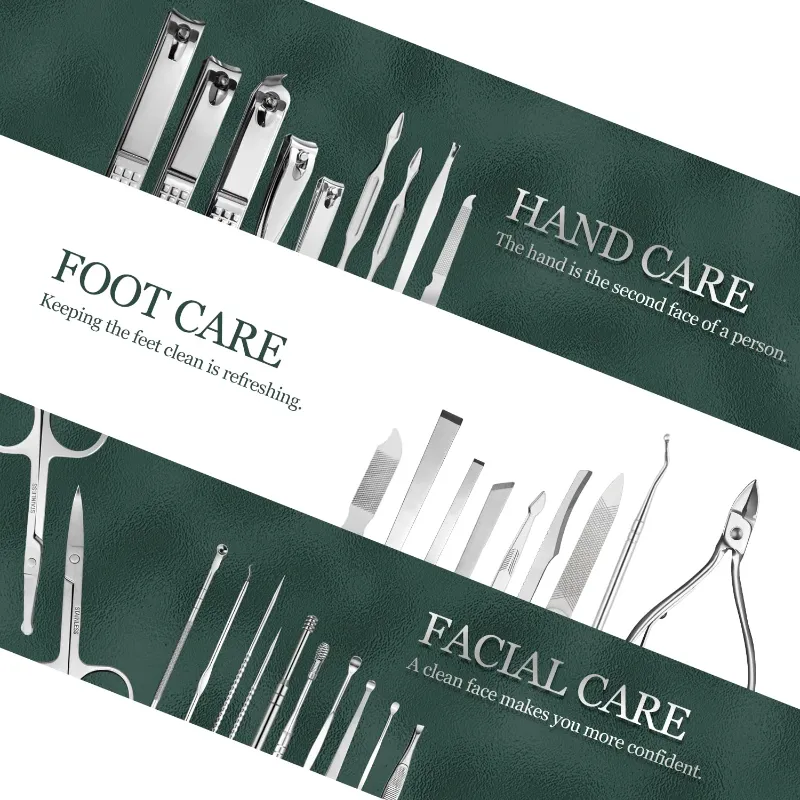 30-Piece Manicure Set Professional Kit with Case