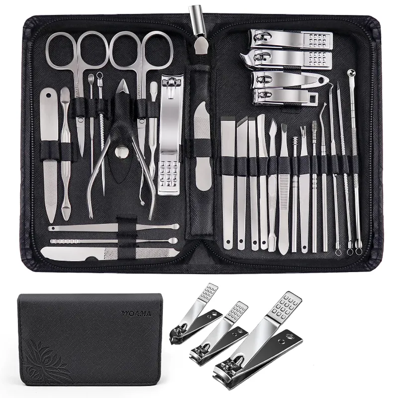 30-Piece Manicure Set Professional Kit with Case