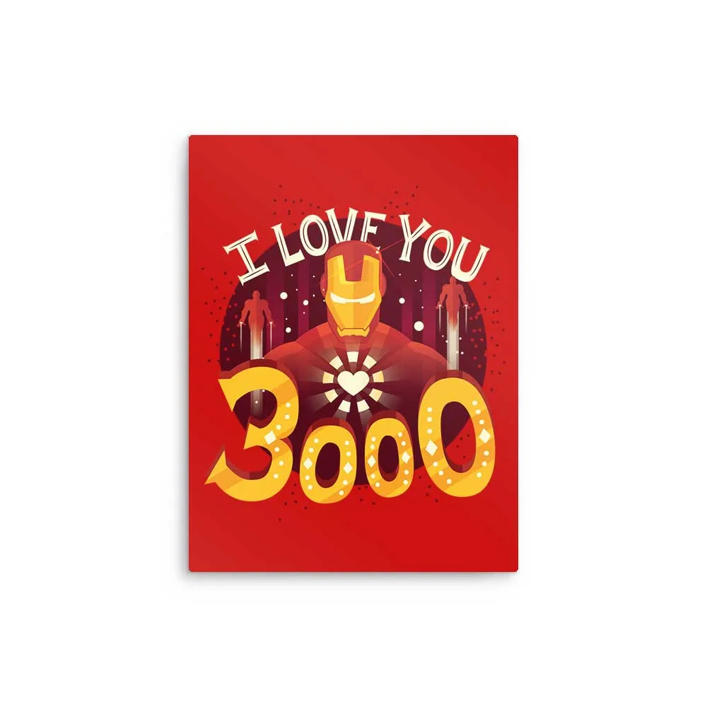 3000 - Metal Print