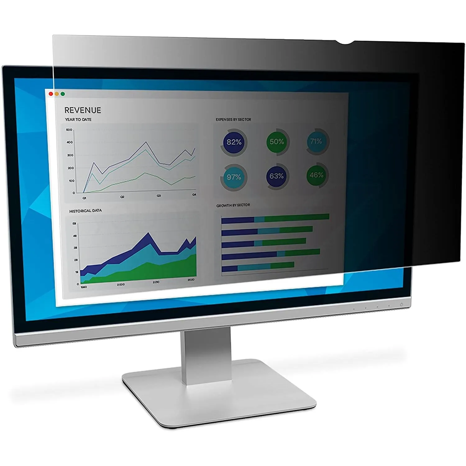 3M™ PF250W9EM (562x315mm) Privacy Screen Filter for 25" Monitor with 3M COMPLY Magnetic Attach (16:9) 螢幕防窺片