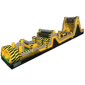 85' Construction Obstacle Course with Pool