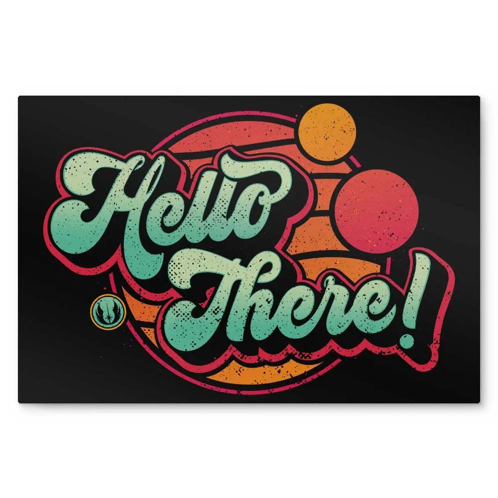 A Bold Greeting - Metal Print