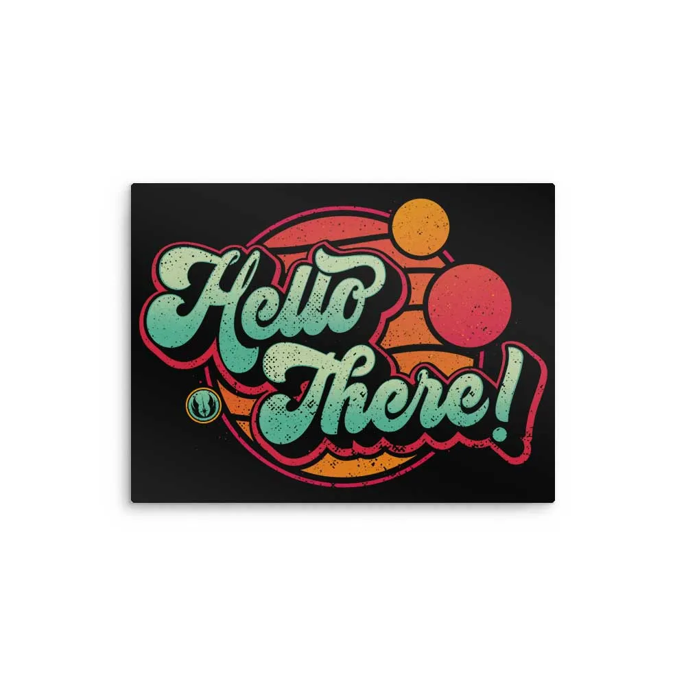 A Bold Greeting - Metal Print