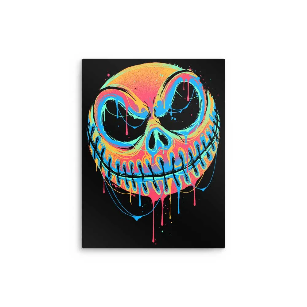 A Colorful Nightmare - Metal Print