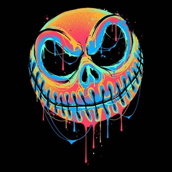 A Colorful Nightmare - Metal Print