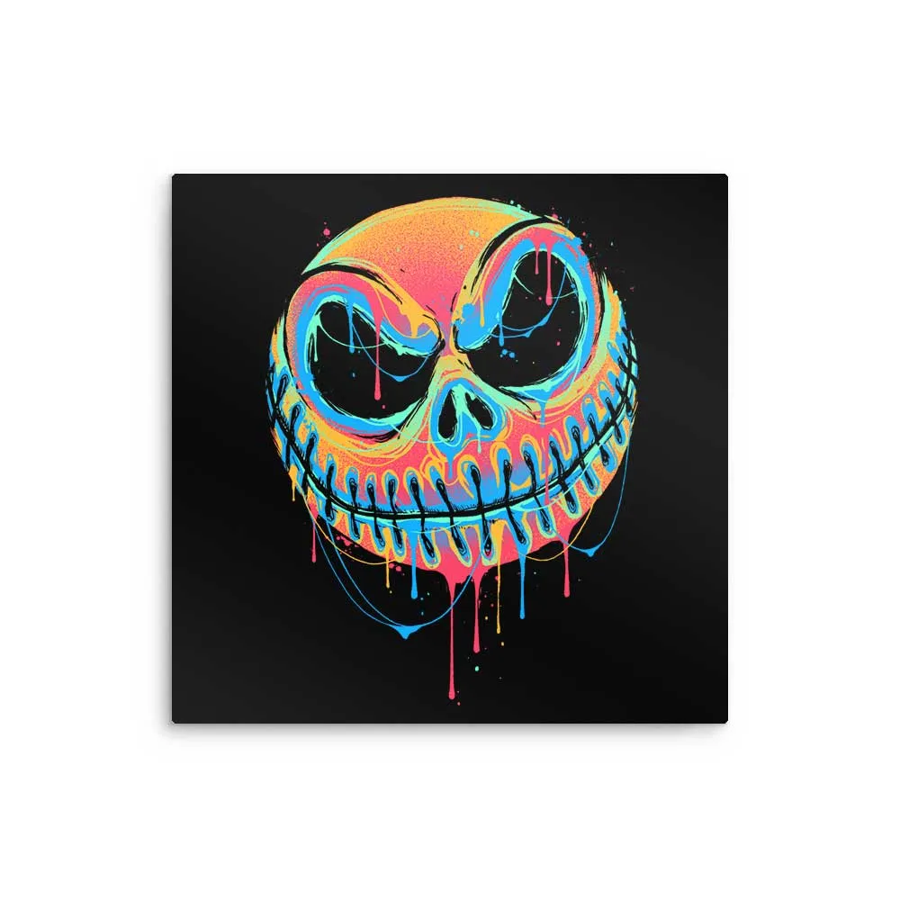 A Colorful Nightmare - Metal Print