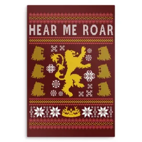 A Lion Always Wraps Their Gifts - Metal Print
