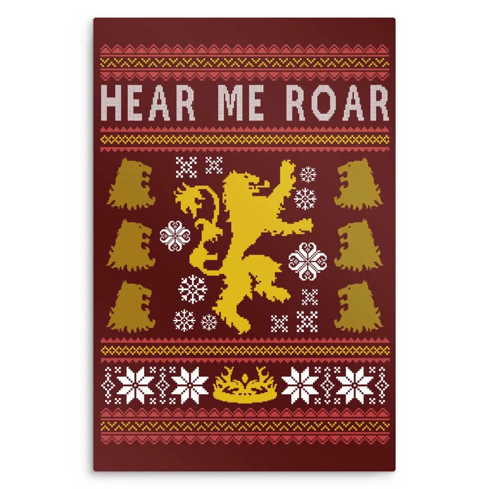 A Lion Always Wraps Their Gifts - Metal Print