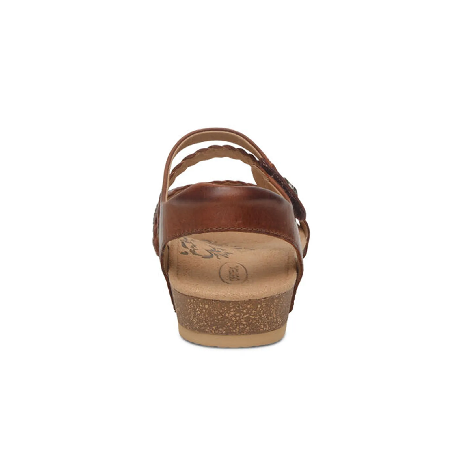 Aetrex Jillian Braided Backstrap Sandal (Women) - Walnut