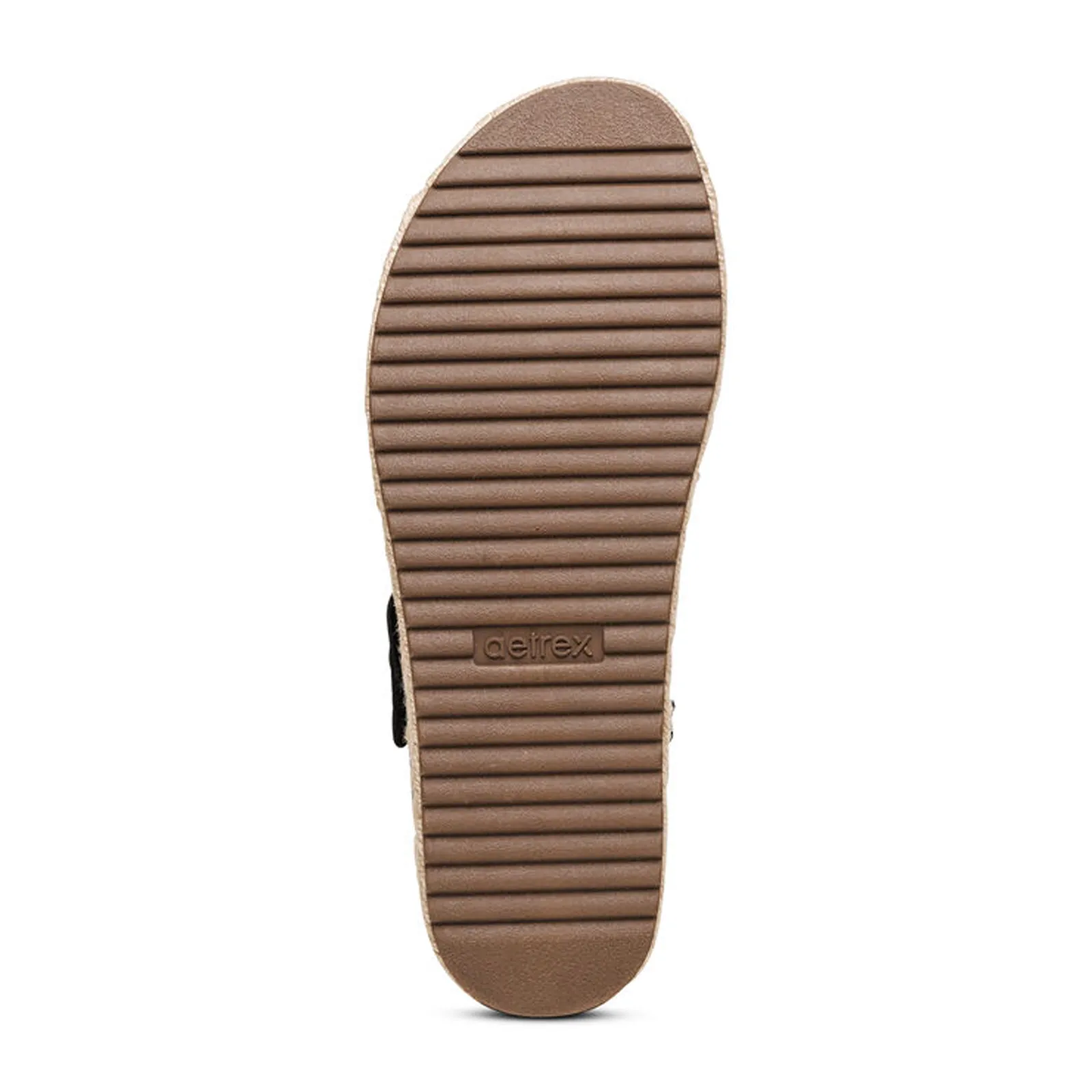 Aetrex Vania Platform Sandal (Women) - Black