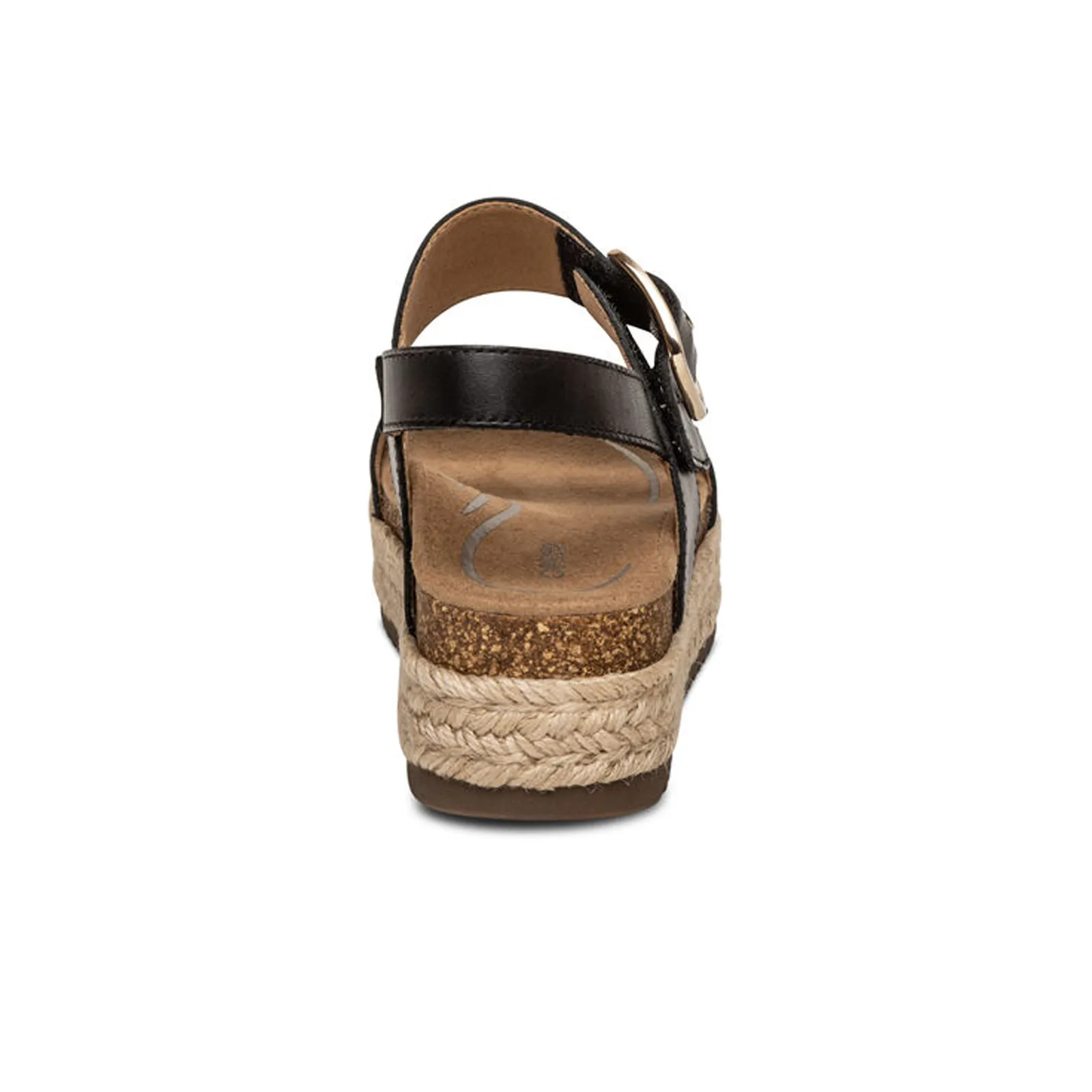 Aetrex Vania Platform Sandal (Women) - Black