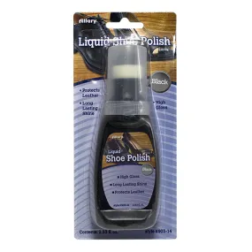 Allary Black Liquid Shoe Polish - 2.53 oz.