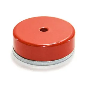 Alnico Shallow Pot Magnet - 38mm x 10.5mm | M6 Straight Through-Hole
