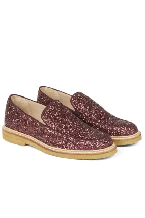 Angulus - Loafer-flat - 1710/2195 Bordeaux Glitter