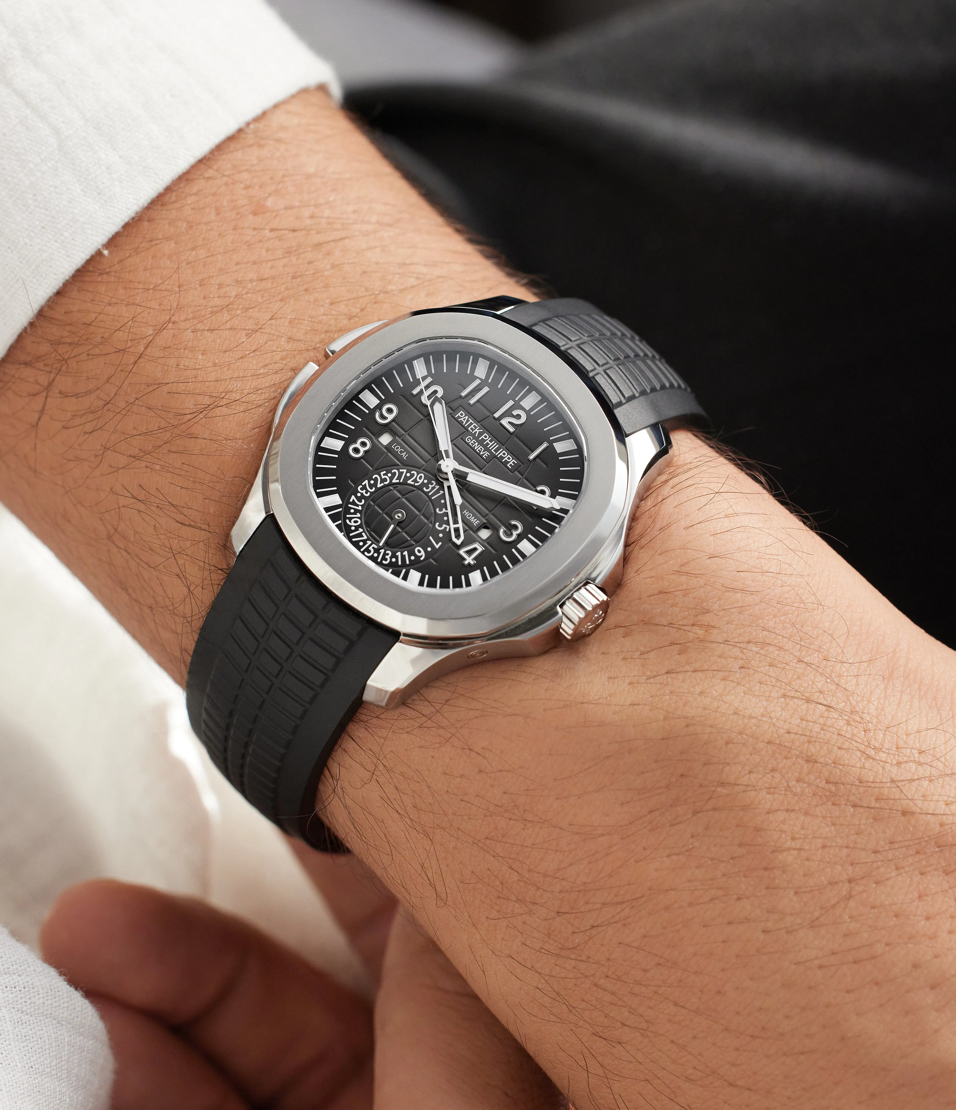 Aquanaut Travel Time | 5164A-001 | Stainless Steel