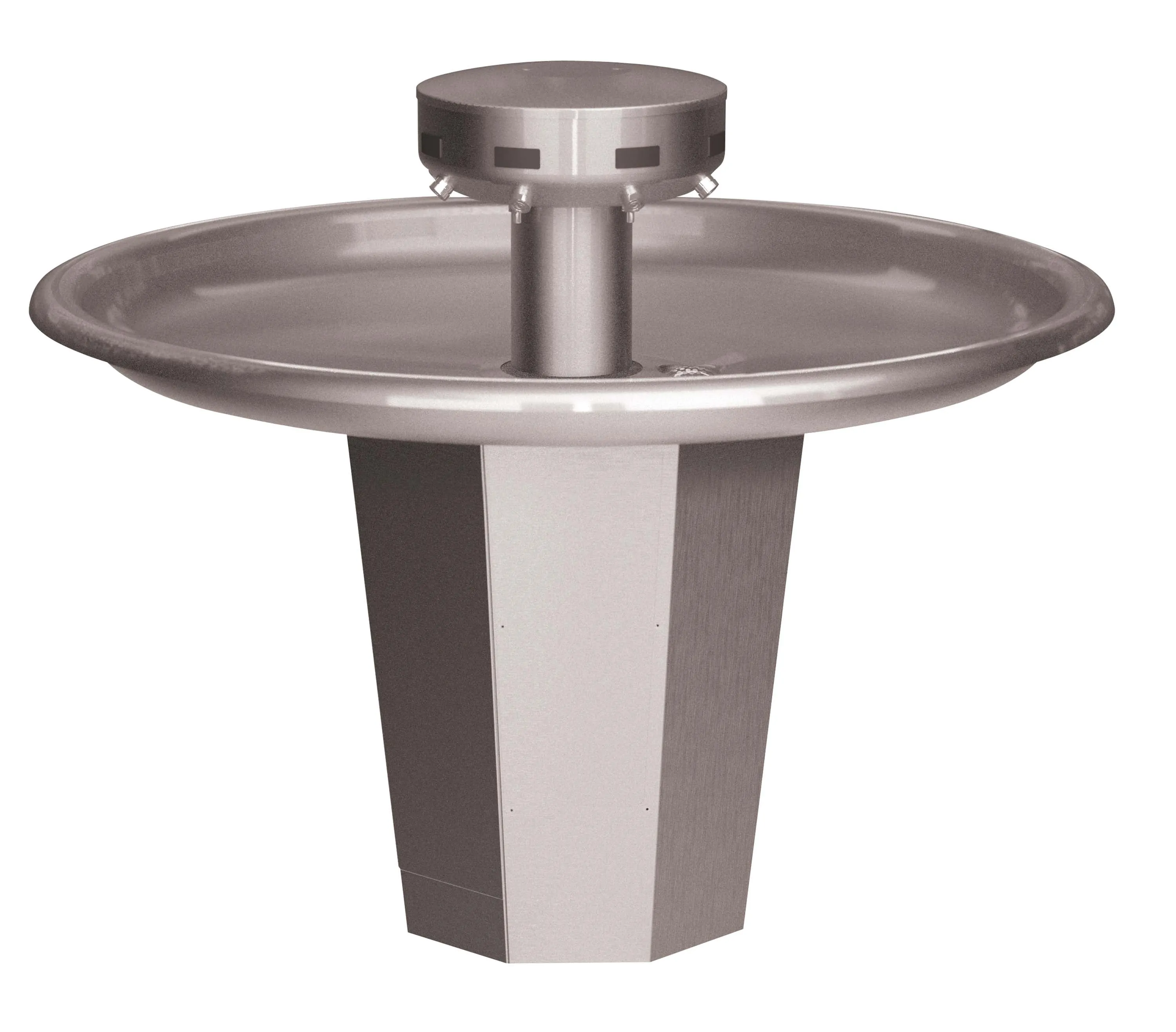 Bradley SN2008 Sentry Washfountain,  54", Circular, IR Activated, A Drain