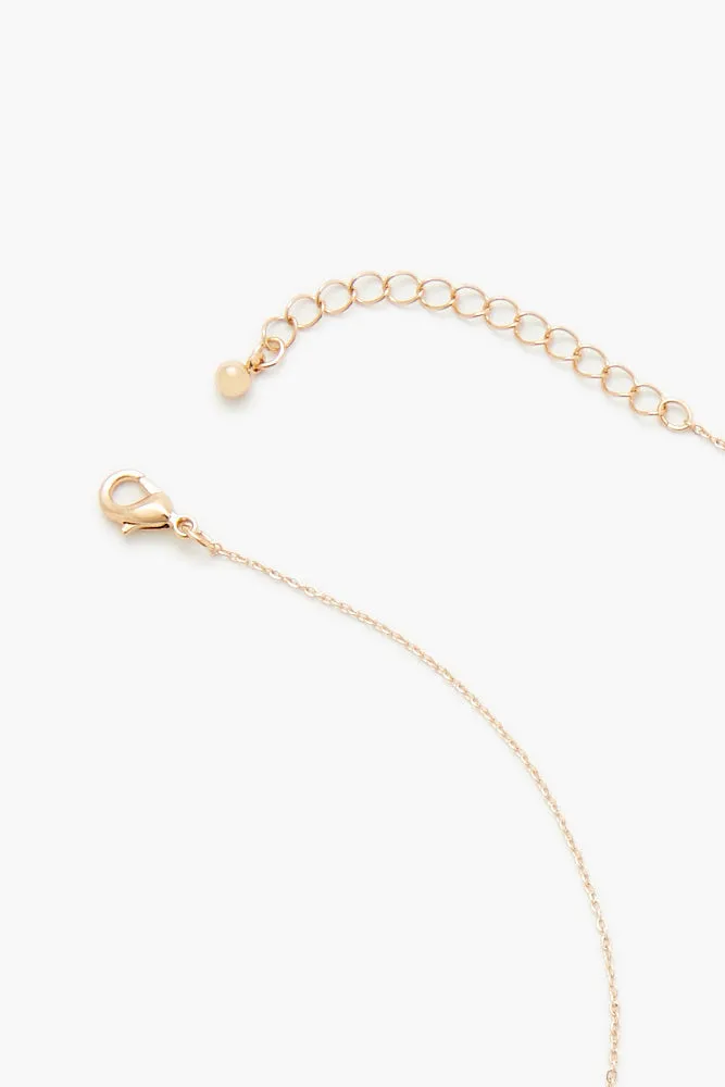 Butterfly Gem Charm Necklace