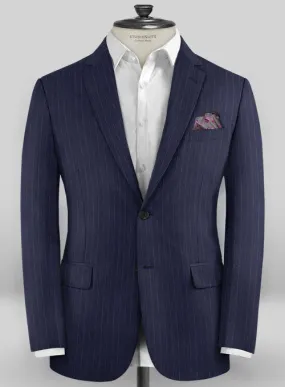 Caccioppoli Sun Dream Sodina Navy Blue Wool Silk Jacket