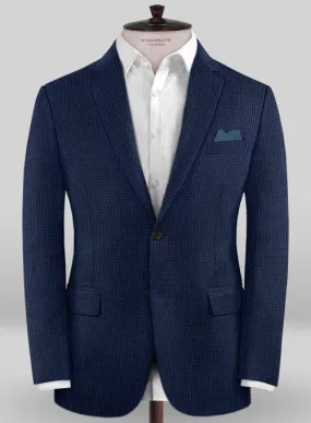 Caccioppoli Wool Blue Chebio Jacket