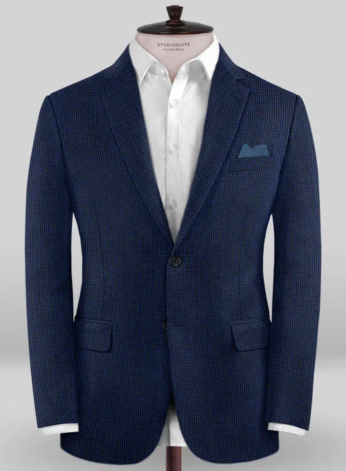 Caccioppoli Wool Blue Chebio Suit