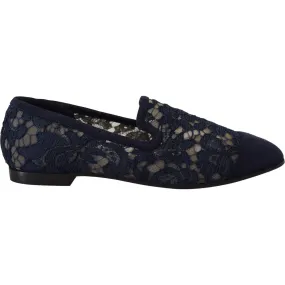 Dolce & Gabbana Elegant Blue Loafers Flats - Summer Chic