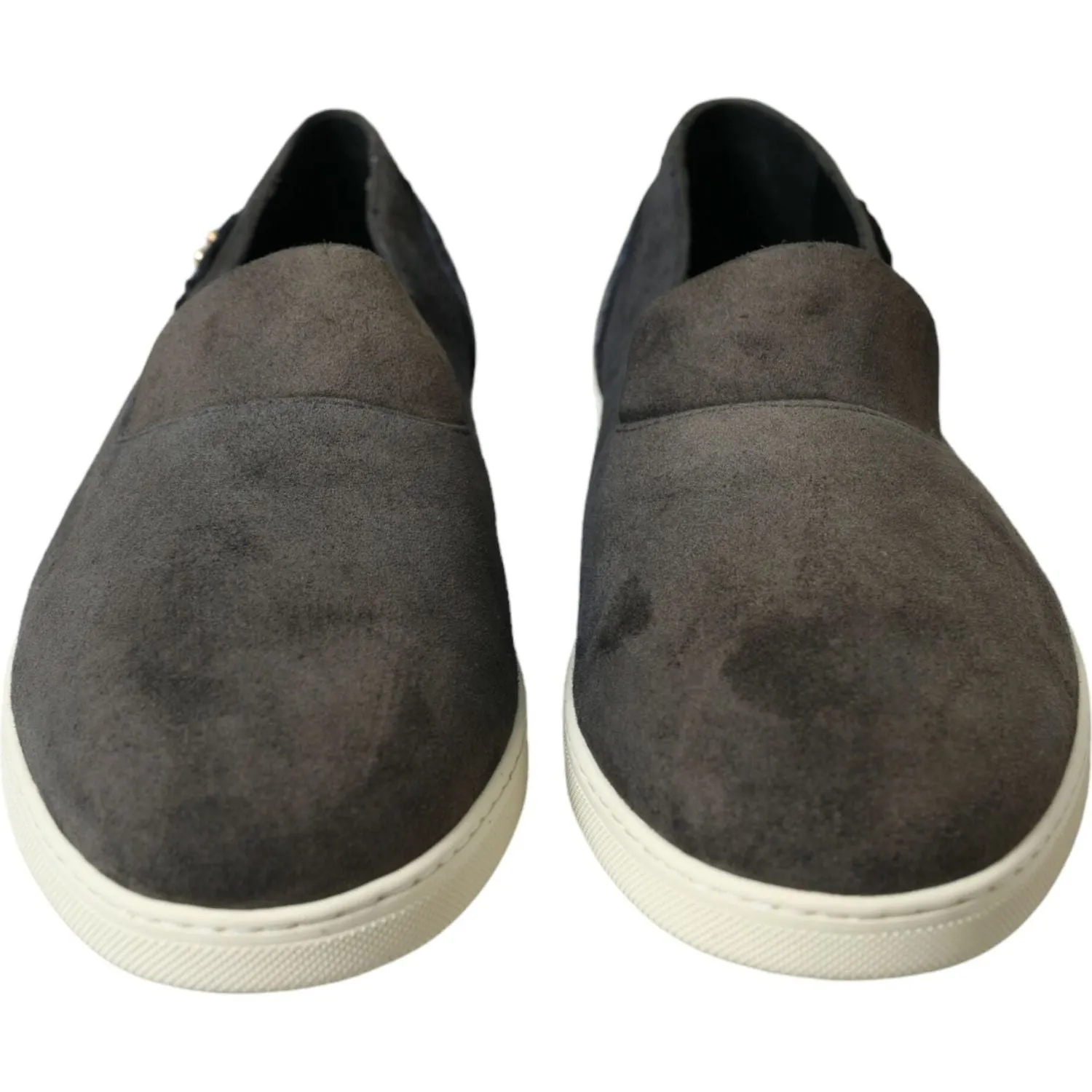 Dolce & Gabbana Elegant Blue Suede & Crocodile Slippers