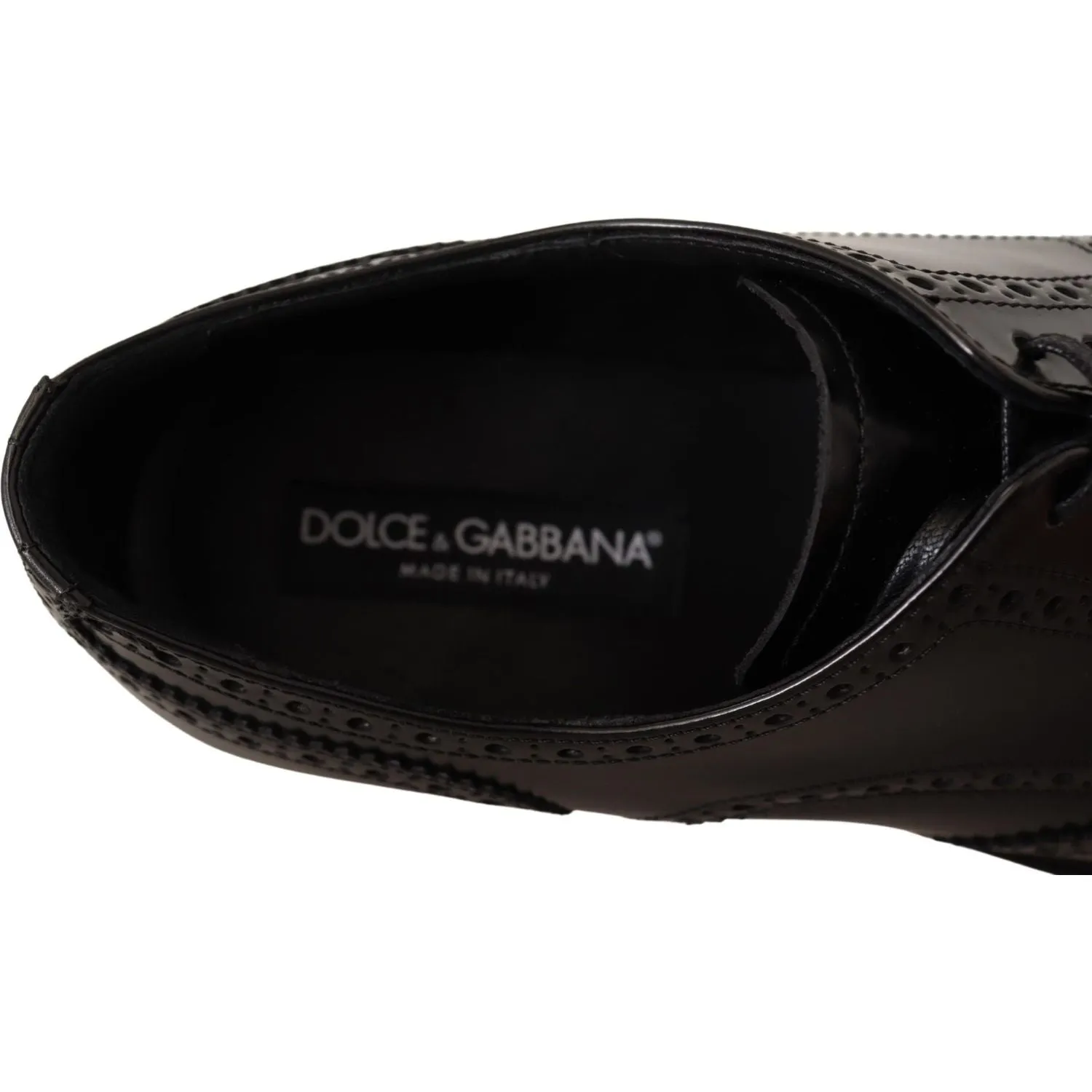 Dolce & Gabbana Elegant Wingtip Derby Oxford Shoes