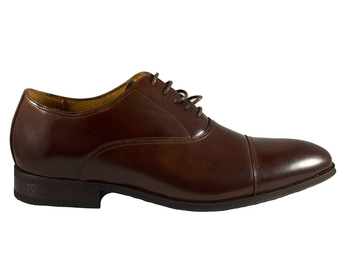 Florsheim 25608 Full-Grain Leather Young Men's Shoe - Cap Toe Oxford Cognac