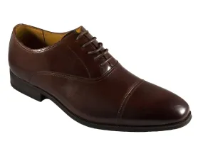 Florsheim 25608 Full-Grain Leather Young Men's Shoe - Cap Toe Oxford Cognac