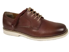 Florsheim 26333 Leather Boy's Shoe - Plain Toe Oxford - Brown