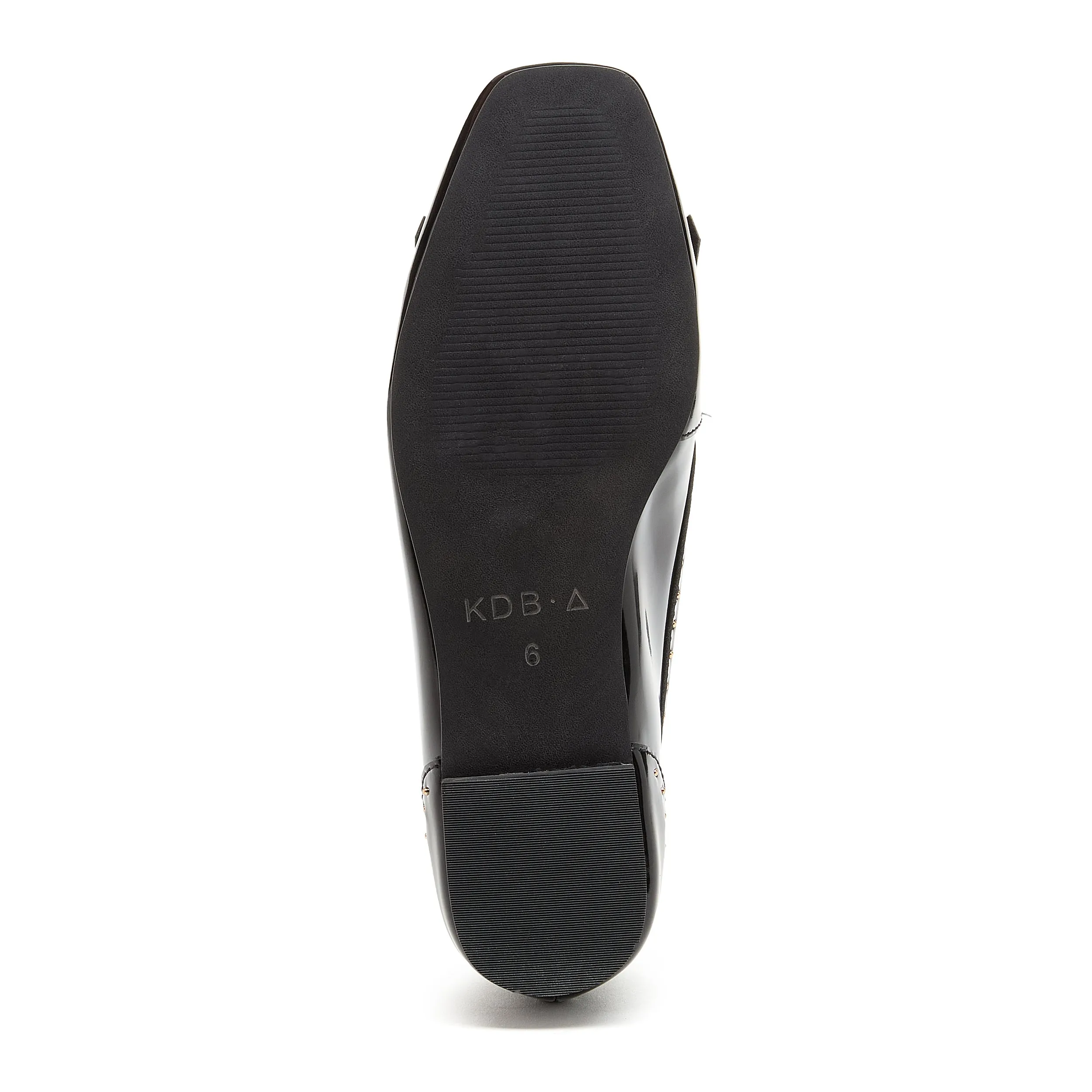 Flow Black Leather Kiltie Loafers