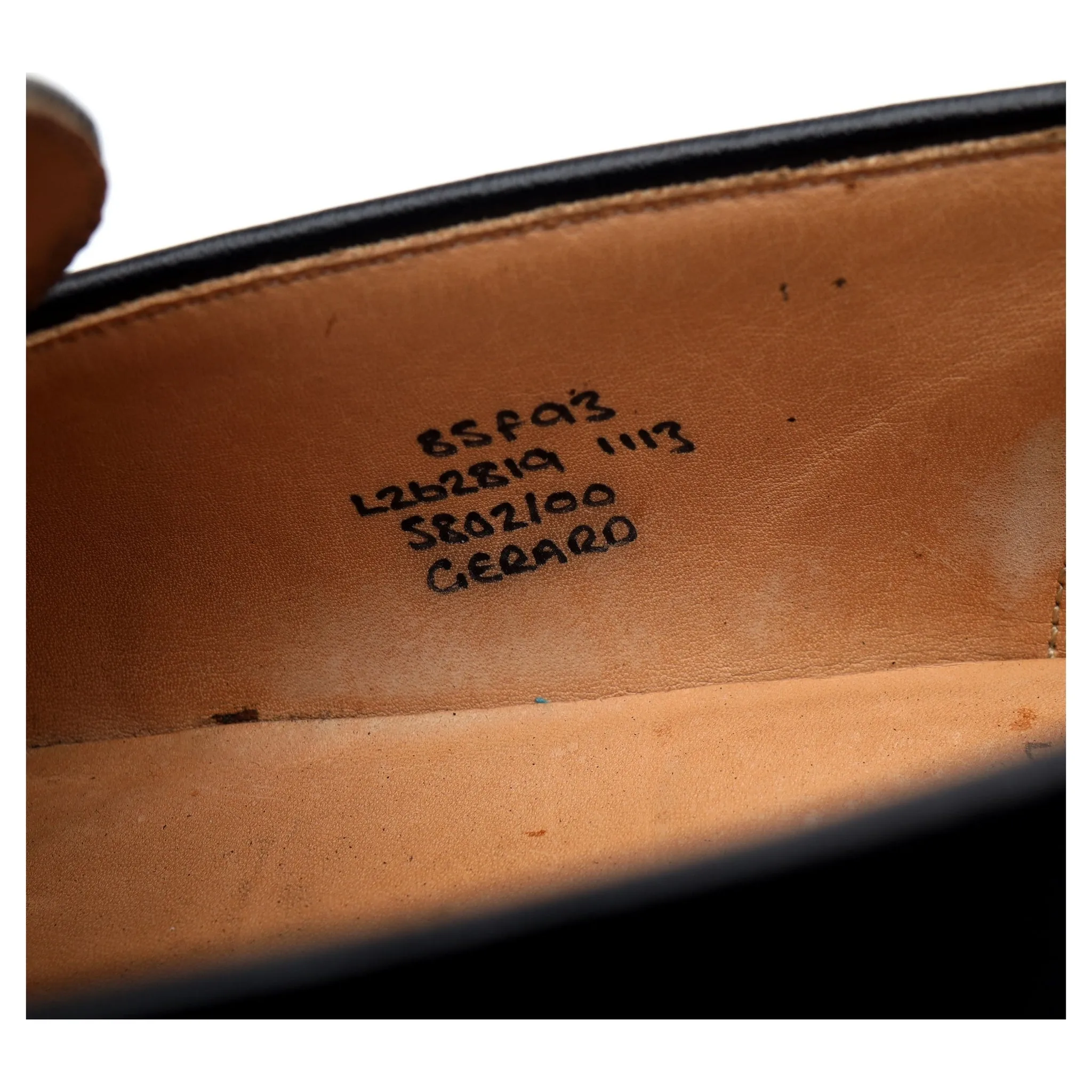 Stylish Gerard Black Leather Loafers - UK Size 8.5 (F Width) for Men