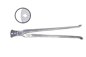 Horse Hoof Nail Puller Farrier Tool Heavy Duty Shoe Veterinary Tack Silver Nipper 13”