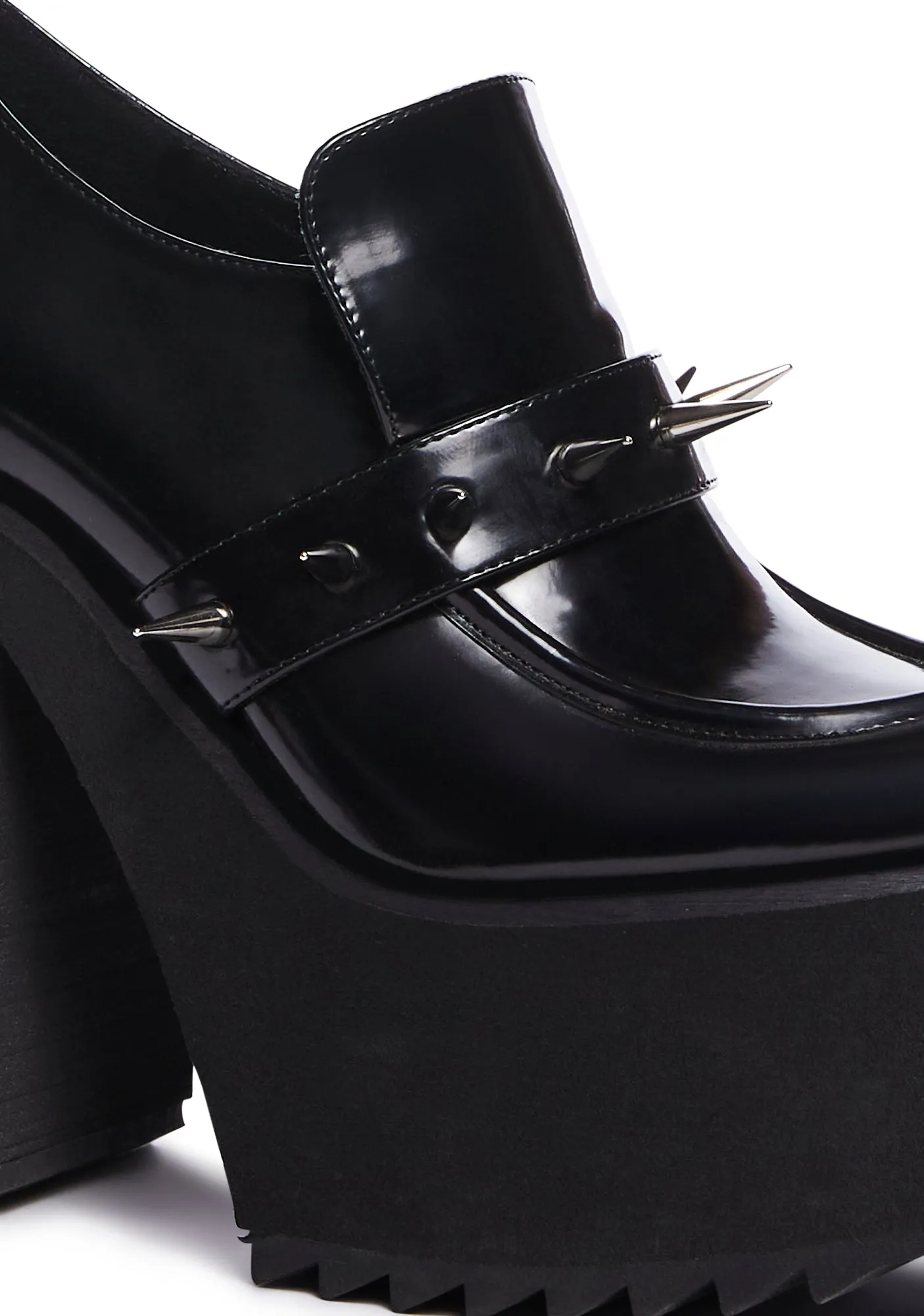 Ignorance Is Bliss Platform Loafers - Black