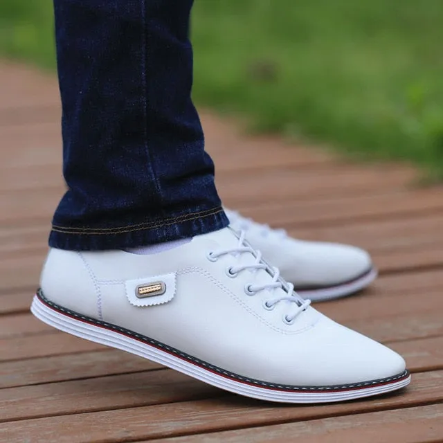 Italian Tennis Walking Loafer Shoes