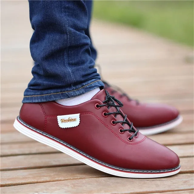 Italian Tennis Walking Loafer Shoes