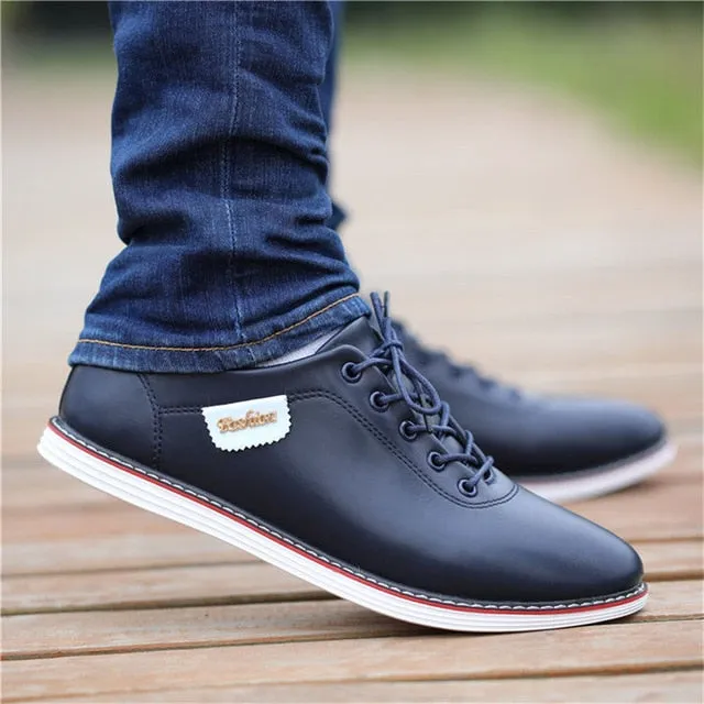Italian Tennis Walking Loafer Shoes
